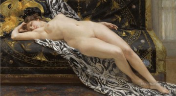 クラシックヌード Painting - 放棄された学者ギョーム・セニャックの古典的なヌード